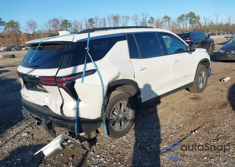 2025 Chevrolet Traverse Awd Lt from USA, damaged, VIN 1GNEVGRS3SJ230320